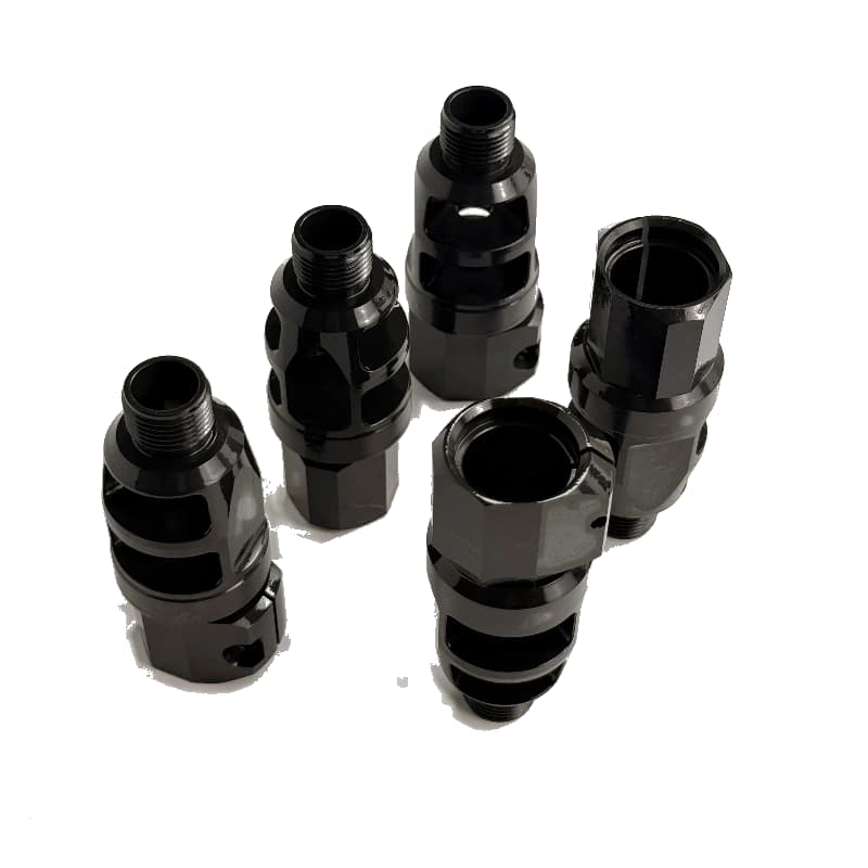 QPQ-nitrided precision turn-mill and EDM connectors