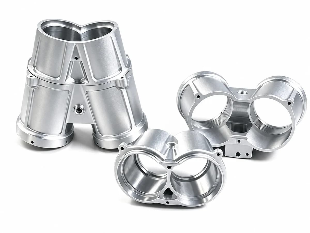Complex multi-face CNC-machined aluminum housings