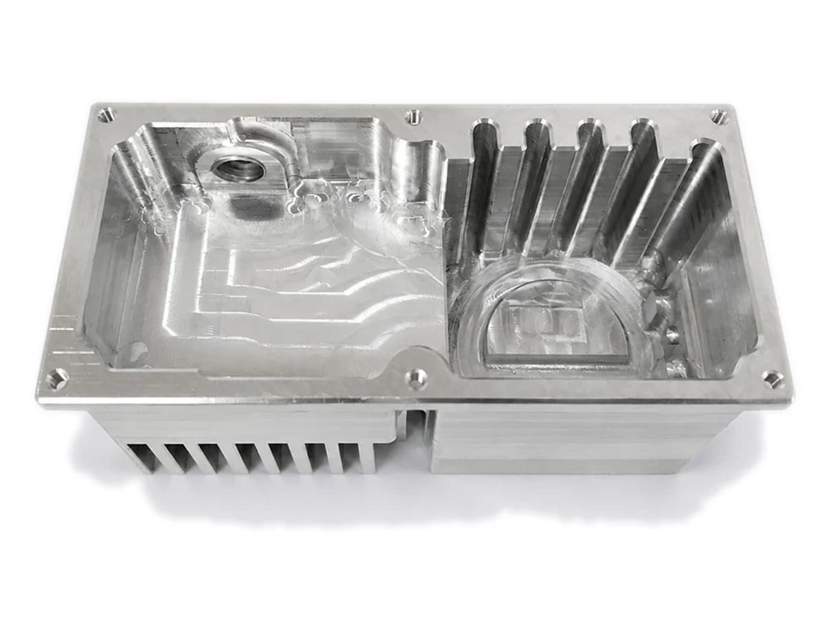 Machined metal housing for data center equipment