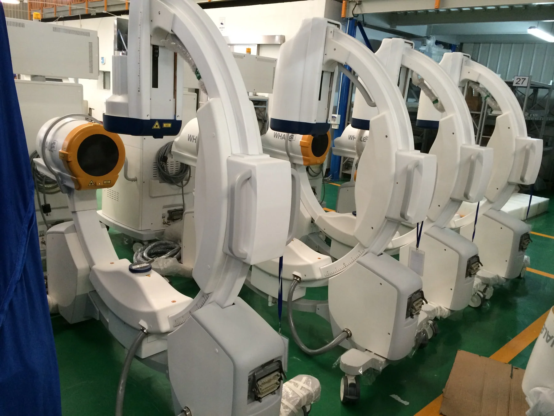 Medical imaging equipment in a manufacturing environment