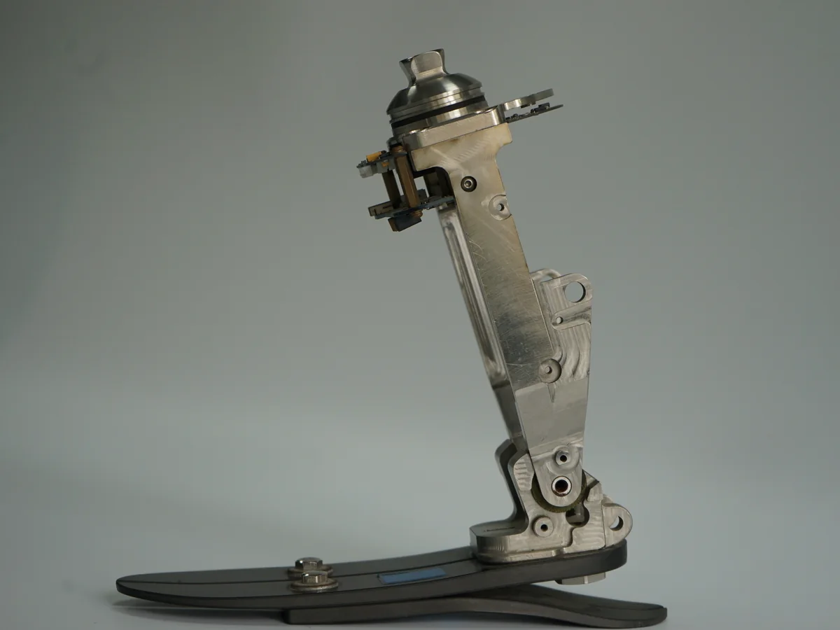 Articulated mechanical assembly for a robotics project