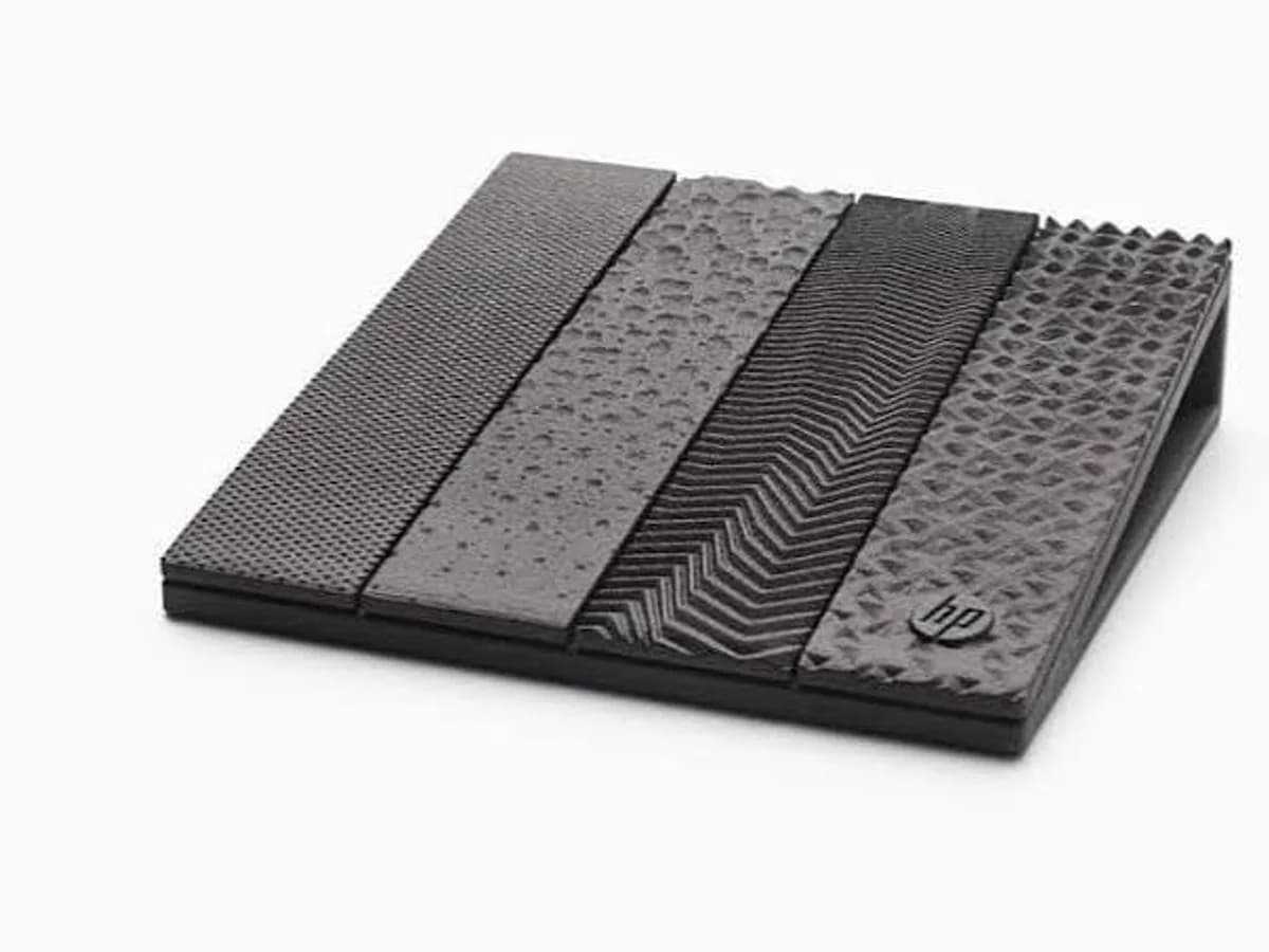 MJF nylon surface and texture sample panels