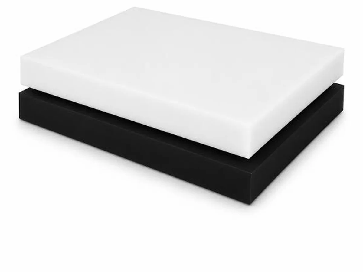 White and black POM engineering plastic blocks